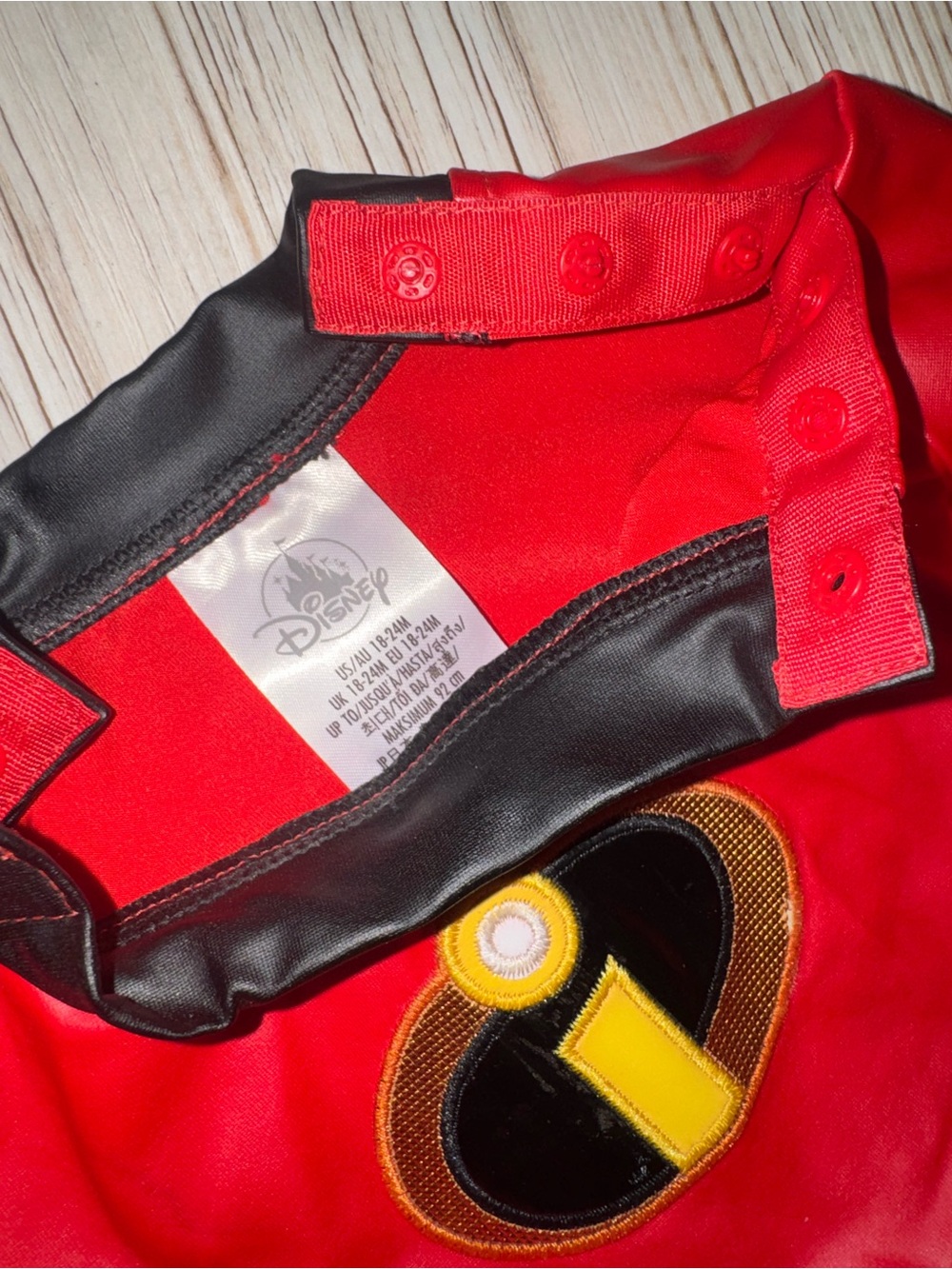 Disney 18-24m Incredibles Superhero Costume - Picture 6 of 7